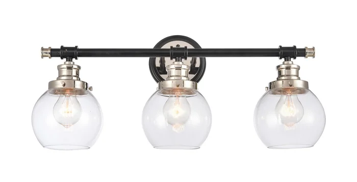 Saybrook LED Bath Vanity in Black Polished Nickel (405|340-3W-BPN-G3402-6-LED)