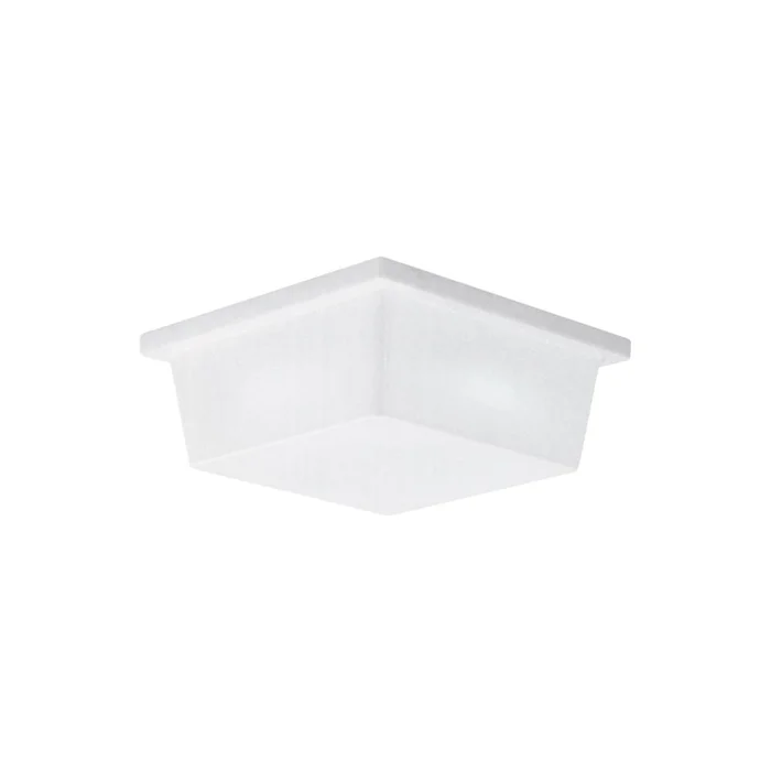 Sea Gull 2-LT Outdoor Wall/Ceiling Flush Mount – White Plastic – 7916EN3-68