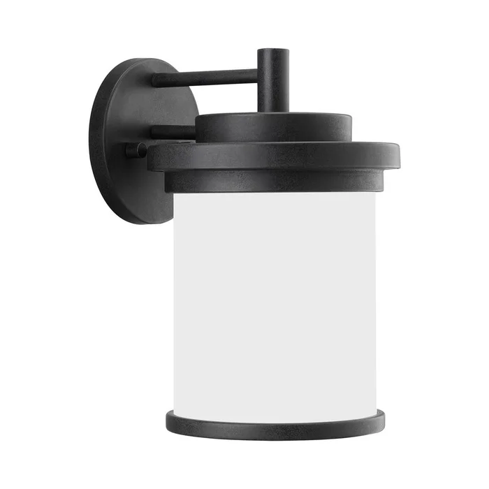 Sea Gull Winnetka Outdoor 1-LT Outdoor Wall Lantern – Forged Iron – 88661-185