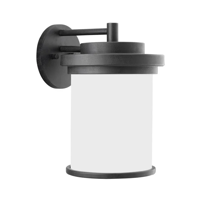 Sea Gull Winnetka Outdoor 1-LT Outdoor Wall Lantern – Forged Iron – 88662-185