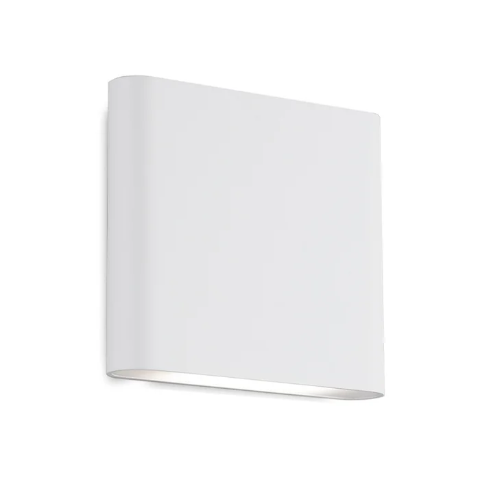 Slate LED Outdoor Wall Lantern in White (347|AT68006-WH)