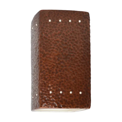 Small Rectangle w/ Perfs – Open Top & Bottom (Outdoor) (254|CER-0925W-HMCP)