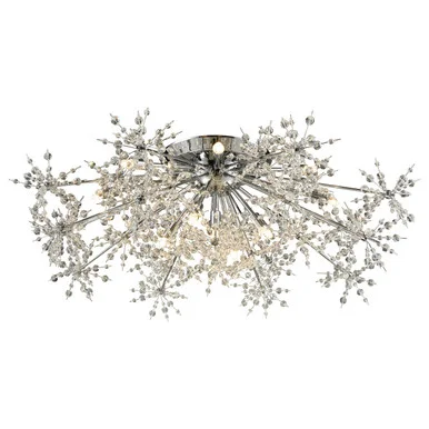 Snowburst 13 Light Semi Flush Mount in Polished Chrome (45|11892/13)