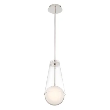 Solari LED Pendant in Polished Nickel (40|45609-028)
