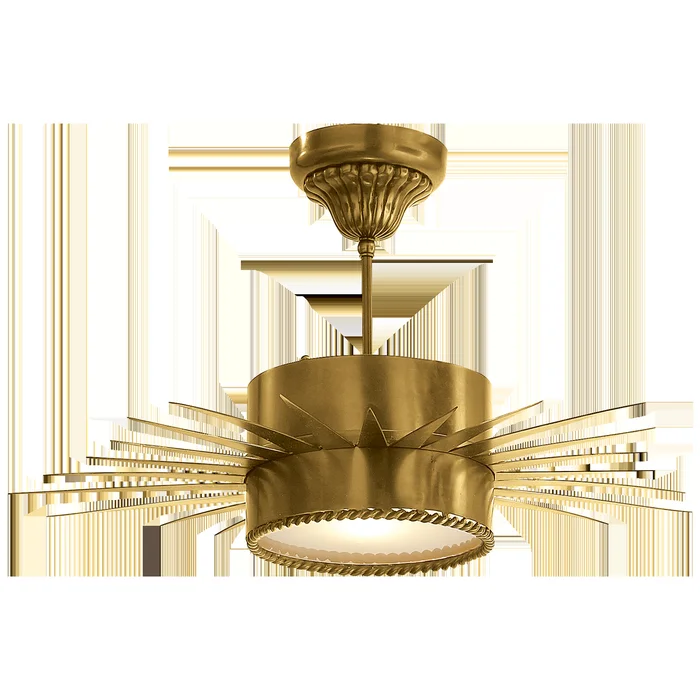 Soleil Medium Semi-Flush