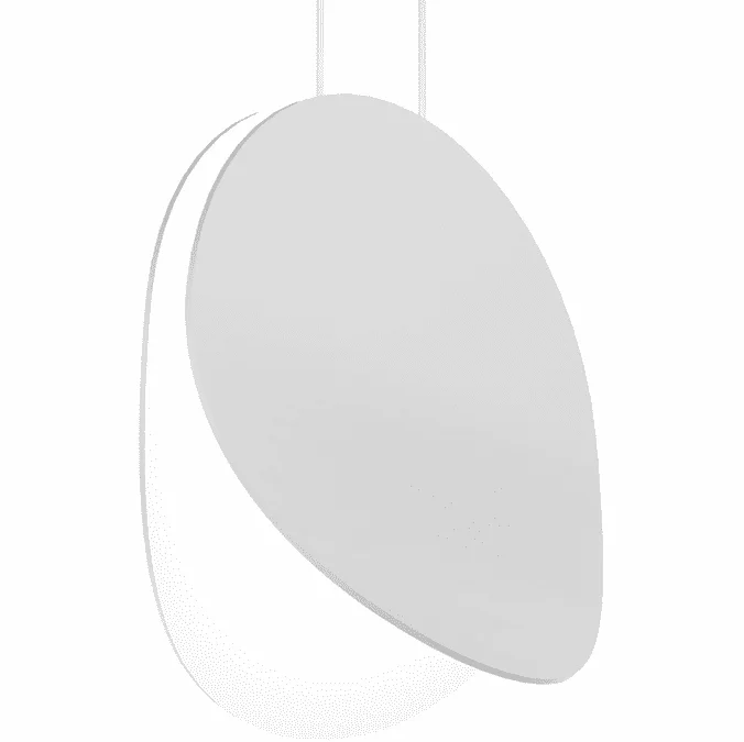 Sonneman 1766.03-J20 Malibu Discs Contemporary Satin White LED 10″ Mini Pendant Lamp