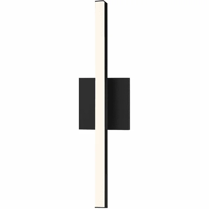 Sonneman 2769.25 Stix Contemporary Satin Black LED 18″ Vanity Lighting
