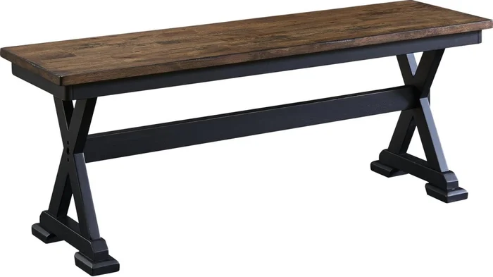 Stormy Ridge Bench in Chickory Black STOBL295K