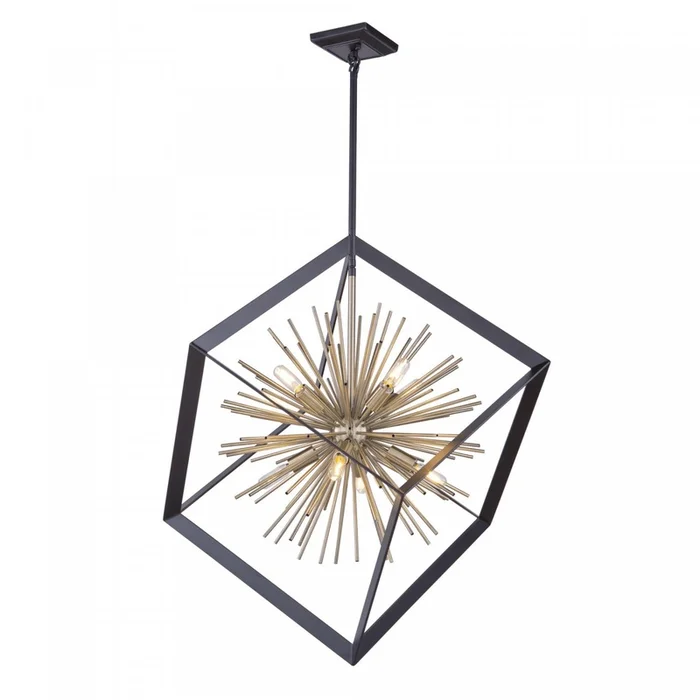 Sunburst 8-Light Chandelier | Lustre Sunburst 8ampoules | D06HLVZE
