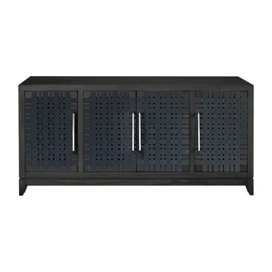 Sunset Harbor Credenza in Checkmate Black (45|S0075-9945)