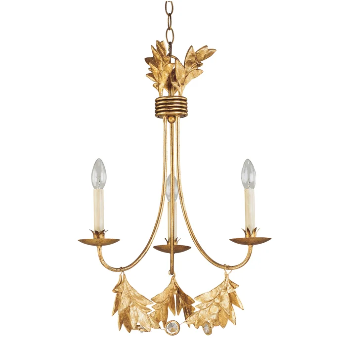 sweet olive french rustic 3 light antiqued gold mini chandelier