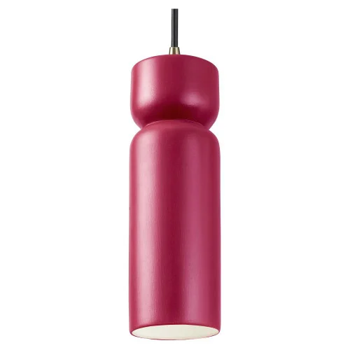 Tall Hourglass LED Pendant (254|CER-6510-CRSE-ABRS-BKCD-LED1-700)