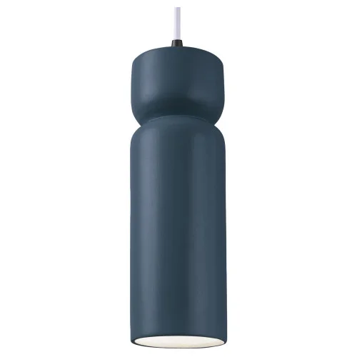 Tall Hourglass LED Pendant (254|CER-6510-MID-MBLK-WTCD-LED1-700)