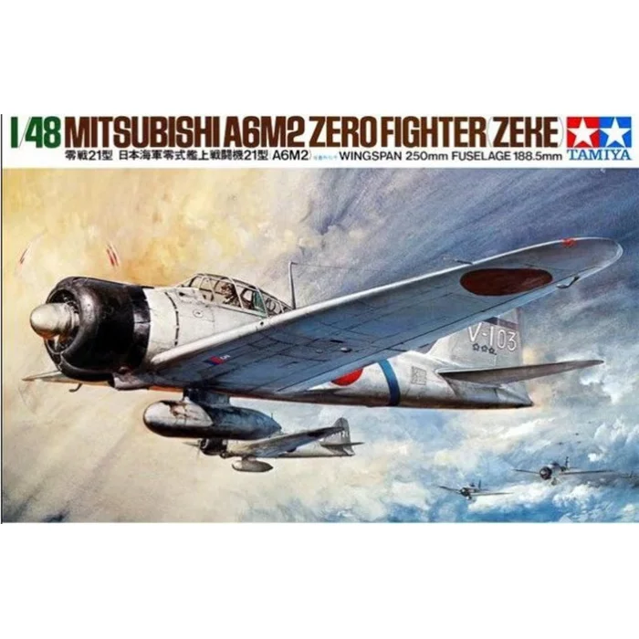Tamiya 1/48 Mitsubishi A6M2 zero fighter (ZEKE) Type 21
