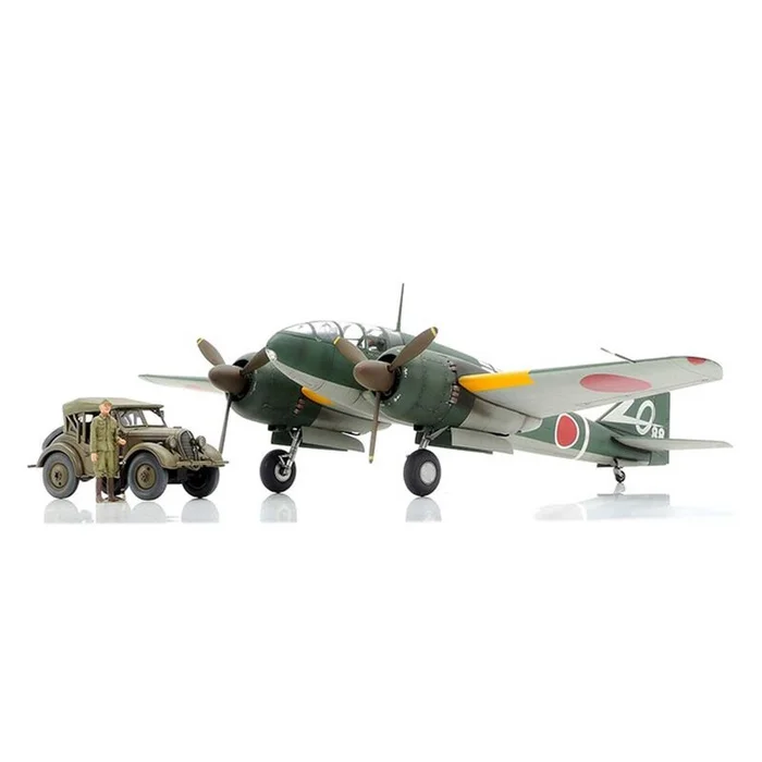 Tamiya 1/48 Mitsubishi Ki-46 III Type 100 & 4×4 Light Vehicle Kurogane Set LIMITED EDITION