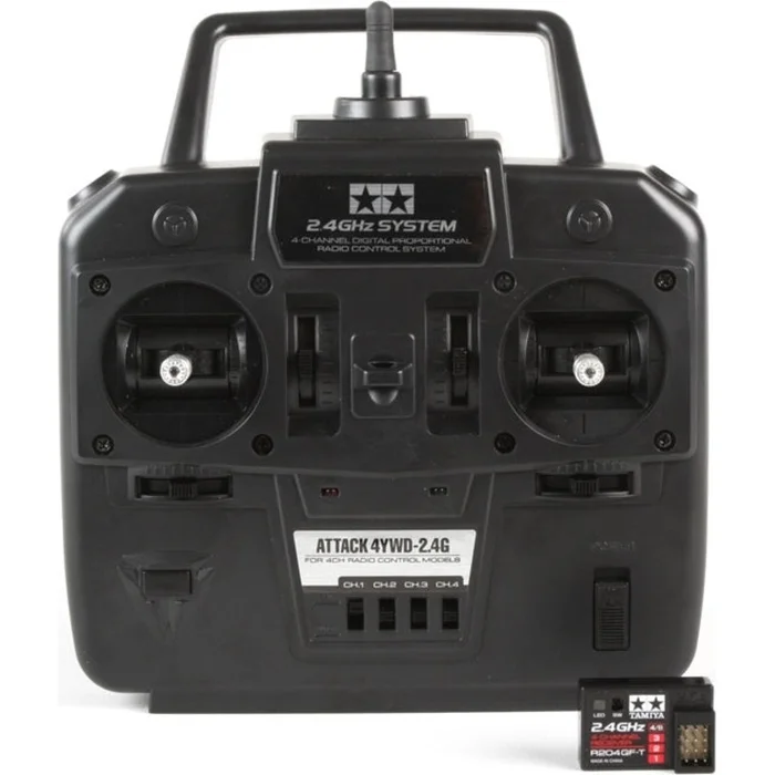 Tamiya Attack 2.4 GHZ Radio System, 4 Channel: 1/14 Semi