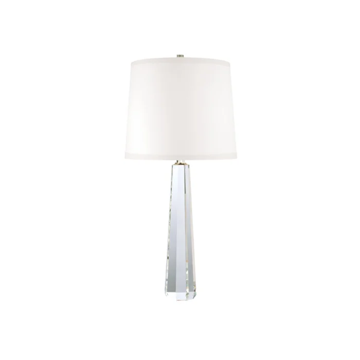 Taylor 1-Light Table Lamp in Polished Nickel 13.5L x 13.5W x 28.75H