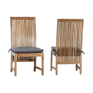 Teak Cushion (Set of 2) in Gray (45|2318505S-GO)