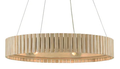 Tetterby Collection Six Light Chandelier in Light Taupe/Smokewood (142|9000-0646)