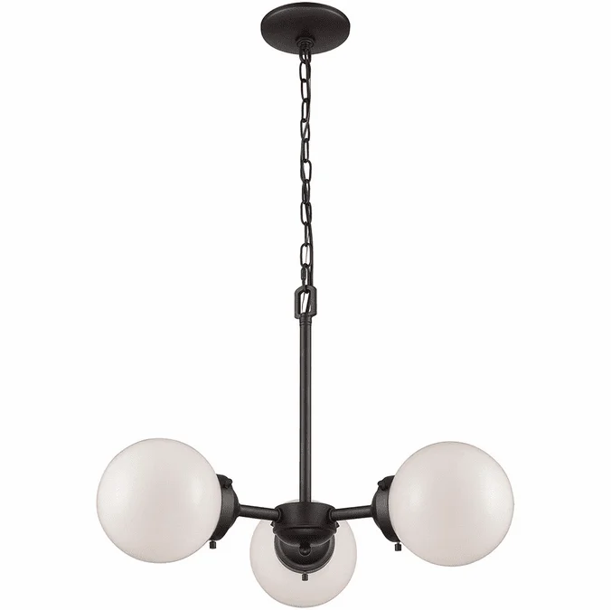Thomas CN120321 Beckett Contemporary Oil Rubbed Bronze Mini Lighting Chandelier