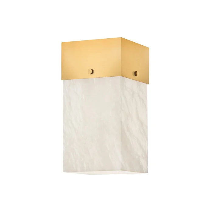 Times Square One Light Wall Sconce in Aged Brass (70|3800-AGB)