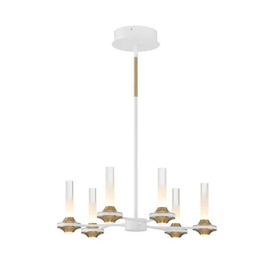 Torcia LED Chandelier in White (40|45712-029)