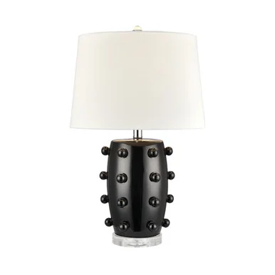 Torny One Light Table Lamp in Black Glazed (45|H0019-9500)