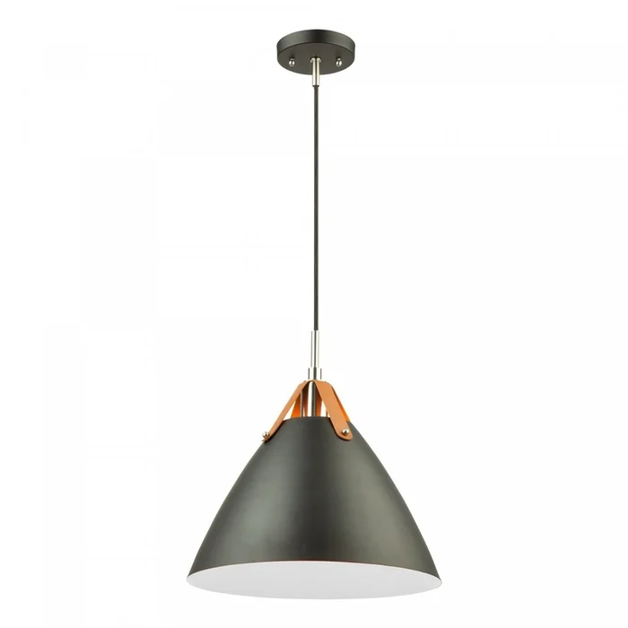 Tote 1-Light Black Pendant I | Luminaire suspenduI Tote noir 1ampoule | D06H15BB