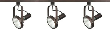 Track Lighting Kits Three Light Track Kit in Russet Bronze (72|TK362)