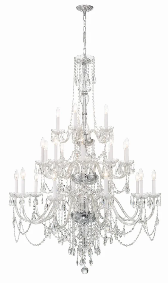 Traditional Crystal 25 Light Chandelier