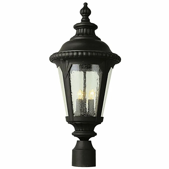 Trans Globe 5047 BK Commons Black Outdoor Post Light Fixture