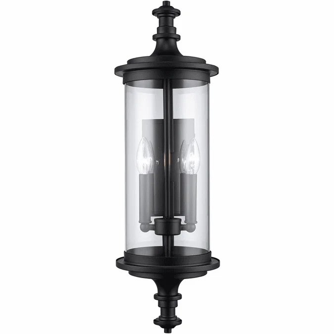 Trans Globe 51702 BK PathLume Black Outdoor Wall Sconce
