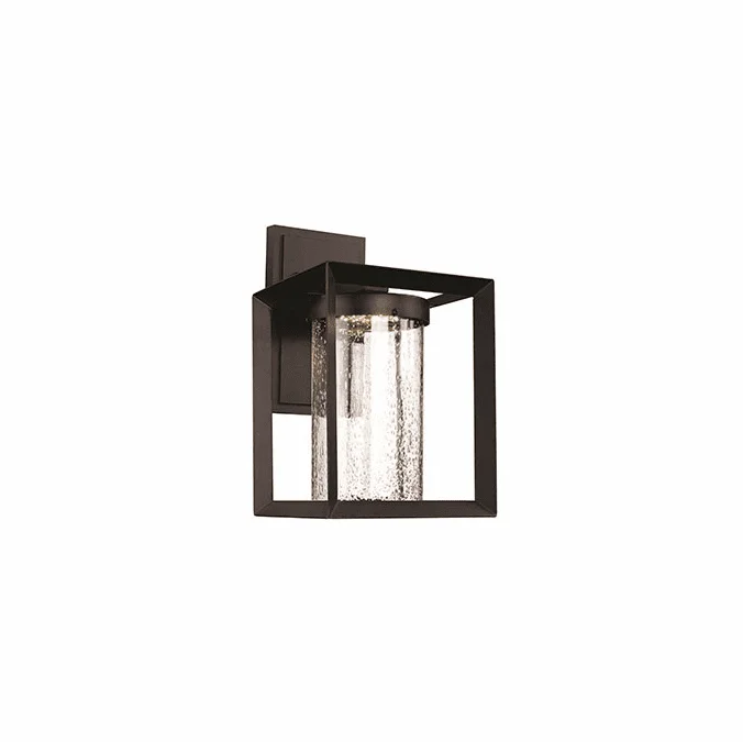 Trans Globe LED-50162-BK Taylor Contemporary Black LED Outdoor 8″ Lamp Sconce