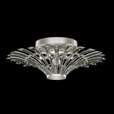 Trevi Four Light Flush Mount in Silver (48|782440-1ST)