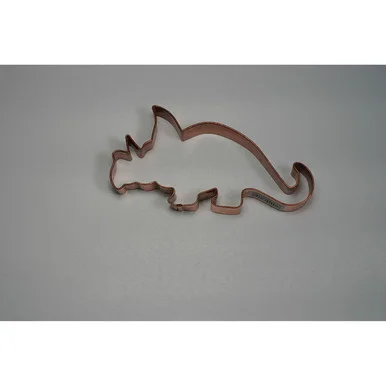Triceratops Cookie Cutters (Set Of 6) in Copper (45|TRIC/S6)