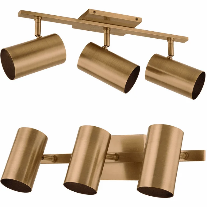 Troy B1907-PBR Rueben Modern Patina Brass Bathroom Lighting / Ceiling Spot Lighting