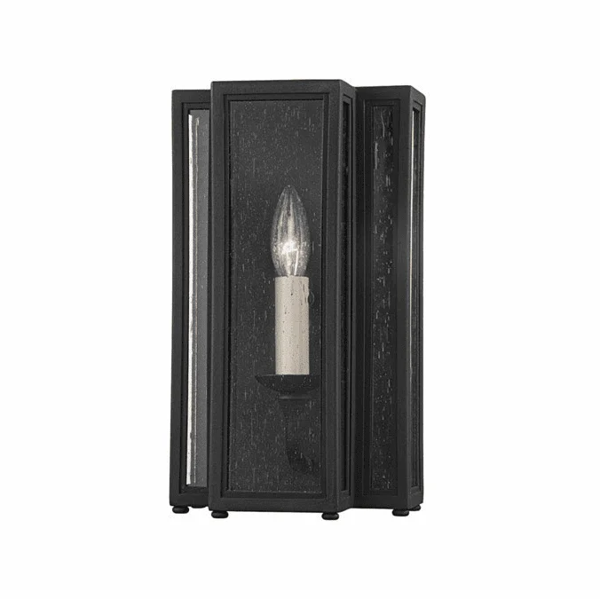 Troy B3601-TBK Leor Traditional Textured Black Outdoor Wall Lighting Sconce