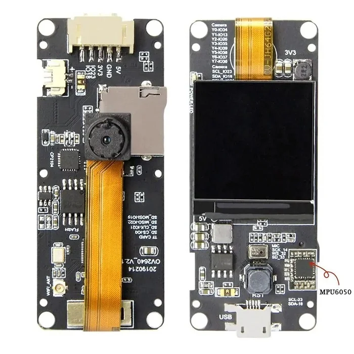 TTGO T-Camera Plus Line MPU6050 Extension Normal Version ESP32-DOWDQ6 8MB SPRAM OV2640 Camera Module 1.3 Inch Display With WiFi bluetooth Board