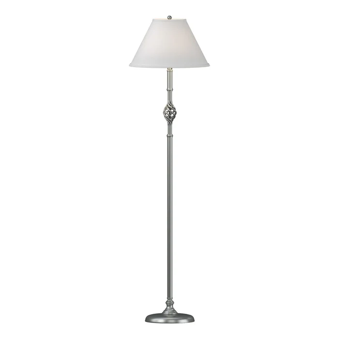 Twist Basket One Light Floor Lamp in Vintage Platinum (39|242161-SKT-82-SF1755)