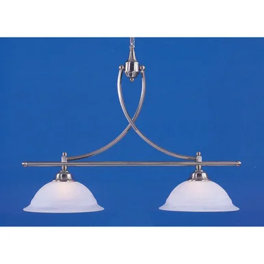 Two Light Island Pendant in Brown (45|76130)