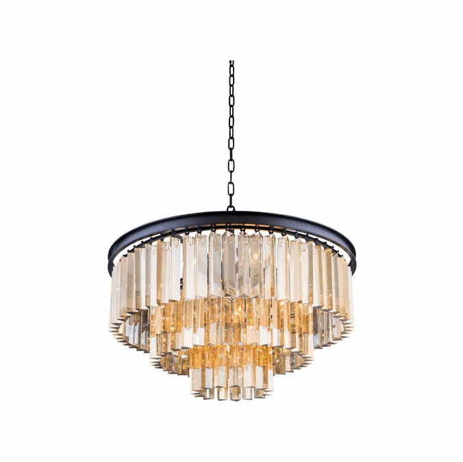 Urban Classic 1201D26MB-GT-RC Sydney Matte Black 26″ Pendant Light