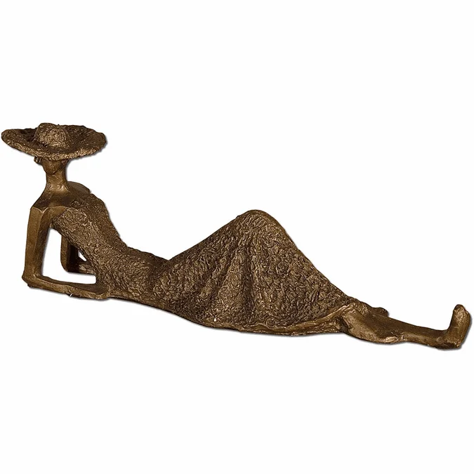 Uttermost 19446 Summer Days Modern Antique Bronze Sculpture