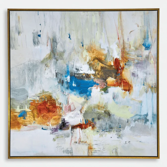 Uttermost 32328 In The Beginning Contemporary Gold Finish Abstract Art