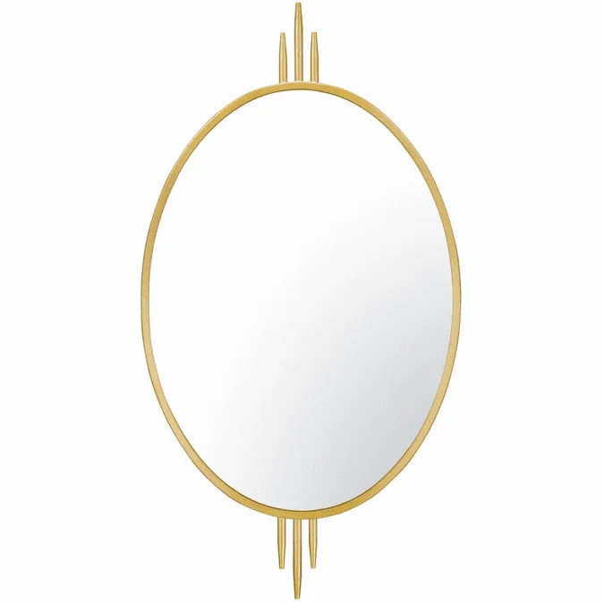 Varaluz 460MI22GO Propaganda Modern Gold Mirror