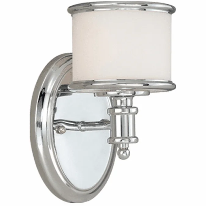 Vaxcel CR-VLU001CH Carlisle Chrome Finish 7.5″ Wide Wall Sconce