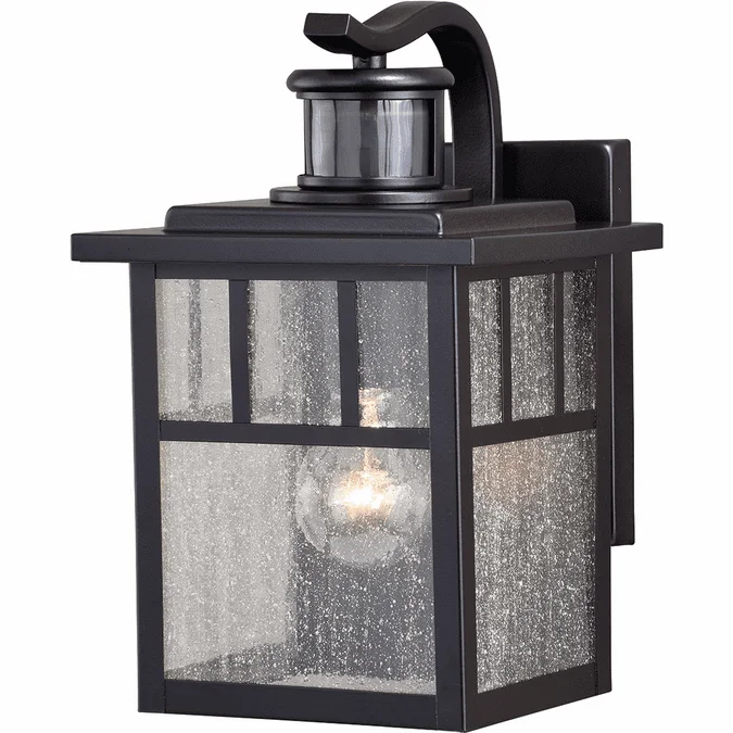 Vaxcel T0437 Mission Oil Burnished Bronze Outdoor Dusk To Dawn Motion Sensor Wall Lighting