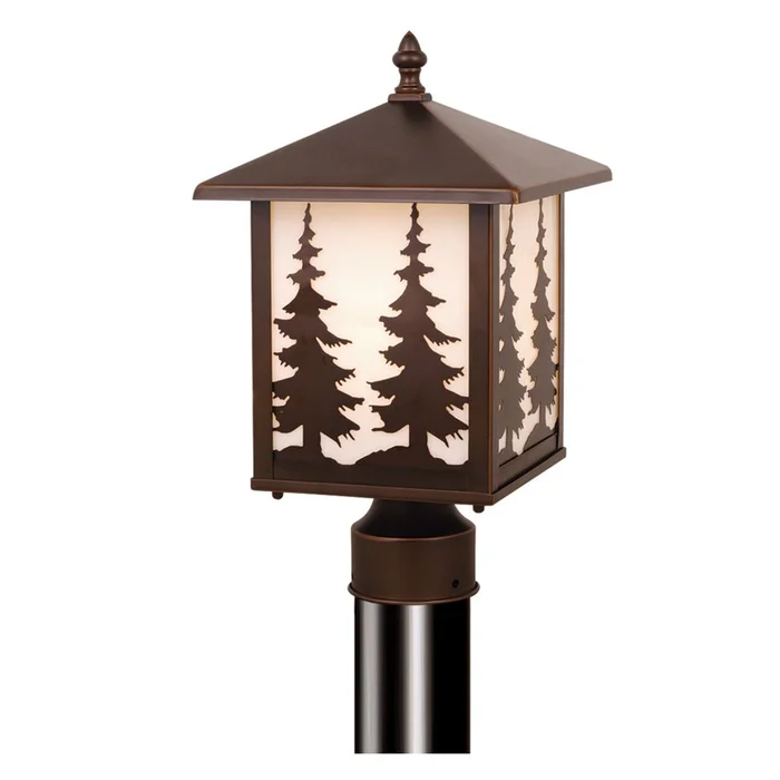 Vaxcel Yosemite 8″ Post Light – Burnished Bronze – OP33485BBZ