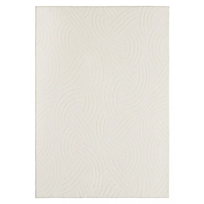 Velvet Crescent Cream Washable Shag Area Rug 5’x7′ Indoor Area Rug | Tapis A Poils Longs Lavable En Velours Creme Crescent 5’x7′