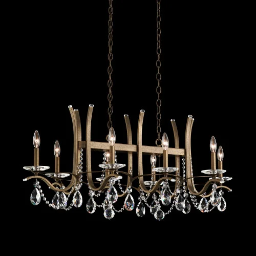 Vesca 8 Light 120V Chandelier in Etruscan Gold with Heritage Handcut Crystal (168|VA8435N-23H)