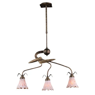 Villa D’Eleganza Three Light Island Pendant in Brown (45|7982/3)